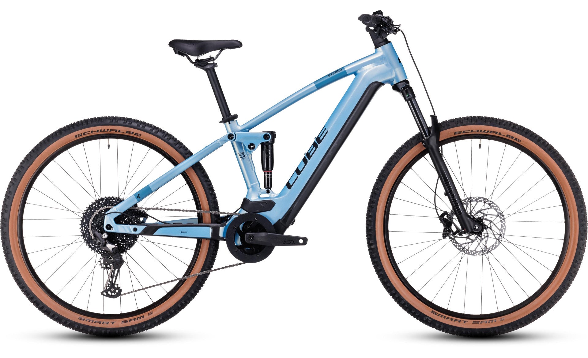 VTT électrique autonomie Batterie 60 km : CUBE Stereo Hybrid 120 Pro Allroad 750 Wh